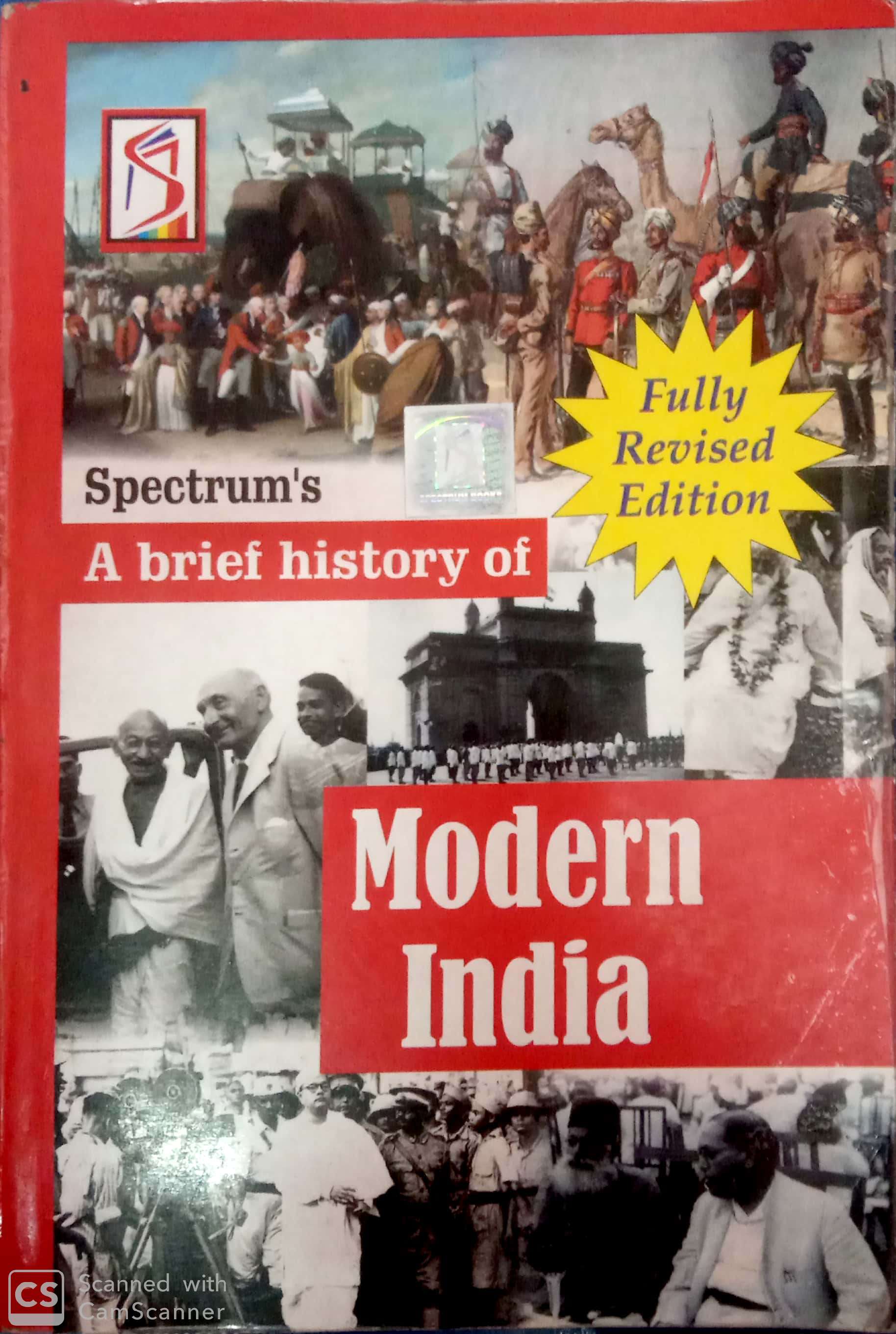 Spectrum A Brief History Of Modern India BookNet