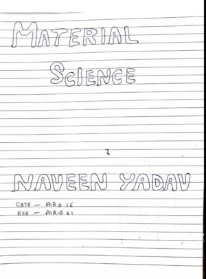 material science handwritten notes for gate exam