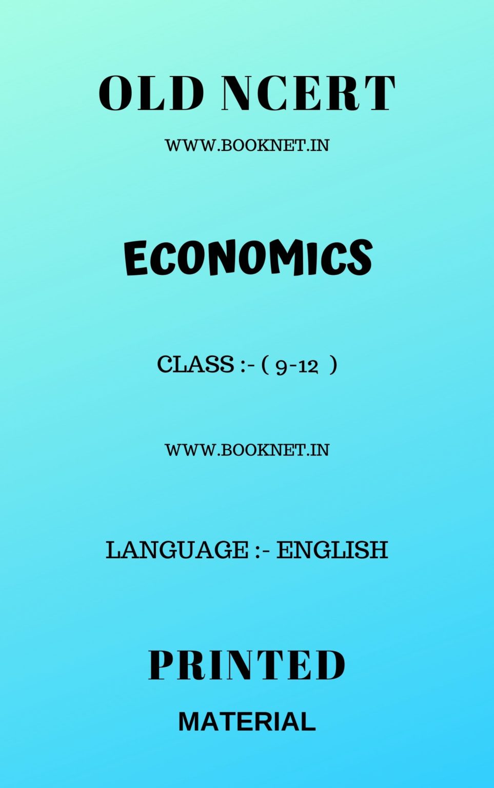 ncert-economics-9-12th-printed-material-booknet