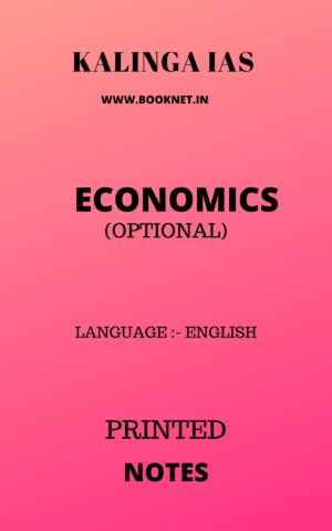 economic optional by kalinga ias
