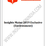 environment Insight ias mains modules