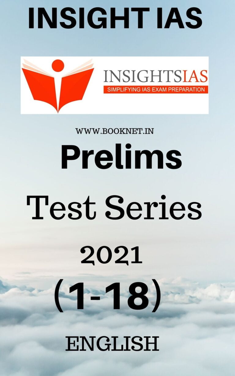 Insight Ias Test Series Prelims In English Booknet