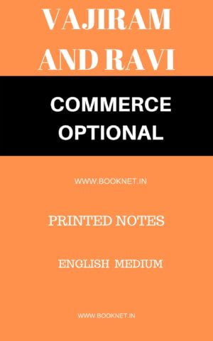 commerce optional printed notes by vajiram and ravi