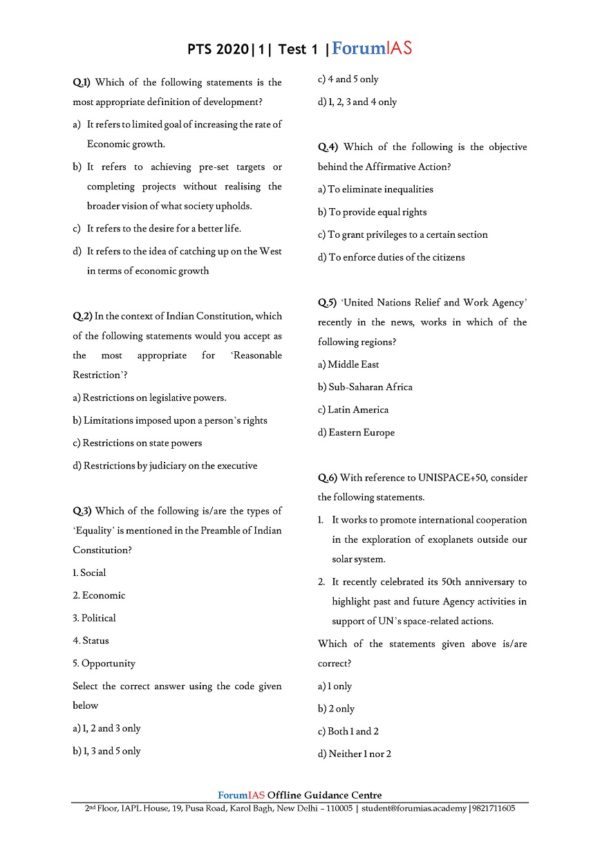 forum ias essay test series pdf