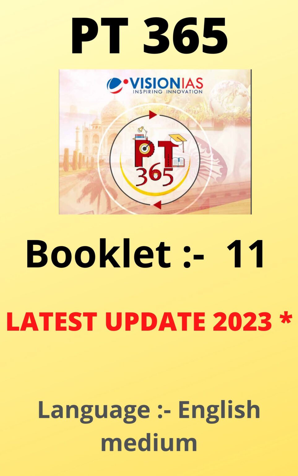 PT 365 Combo By Vision IAS For Prelims 2023