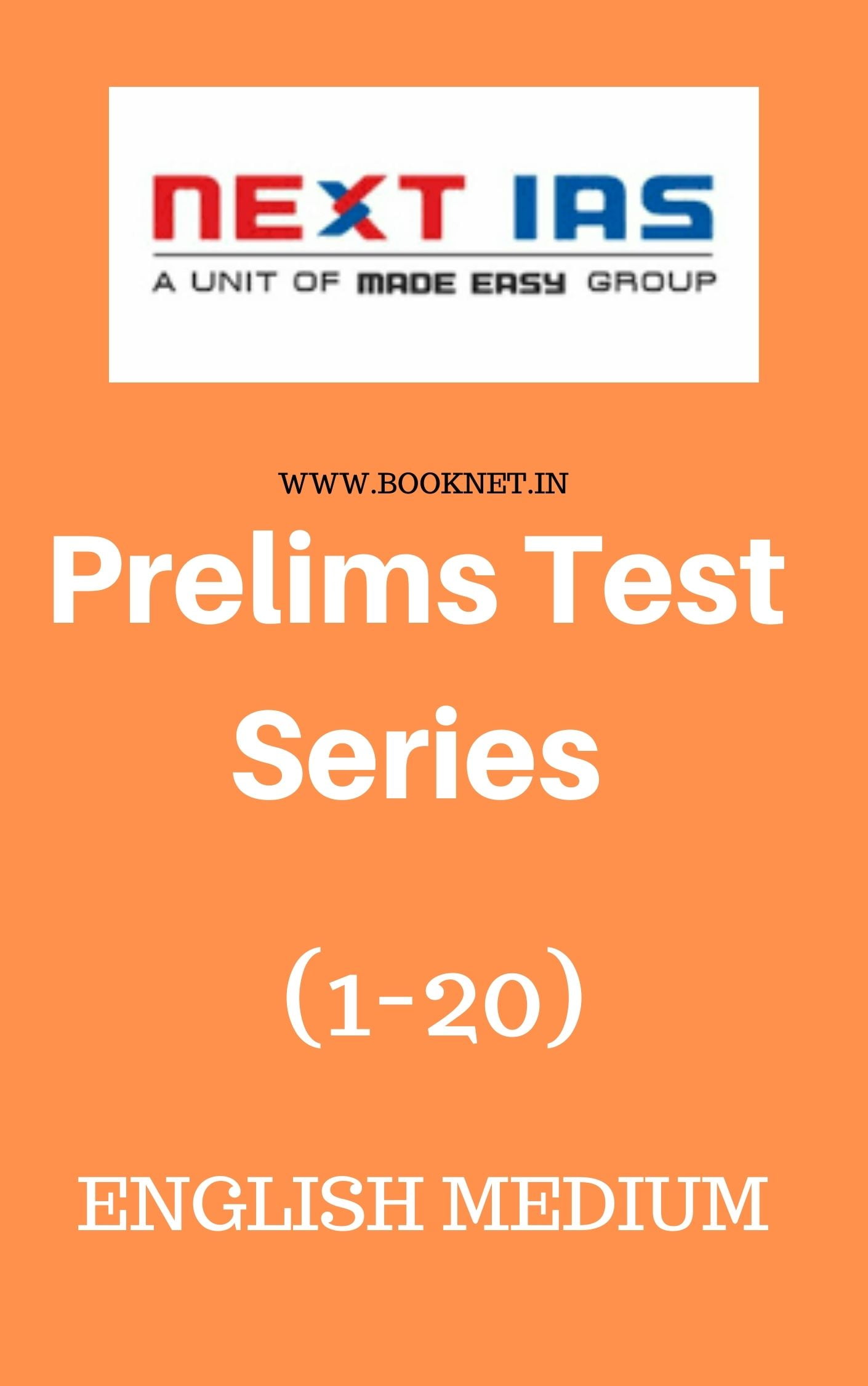 NEXT IAS Test Series ( 120 ) English Medium