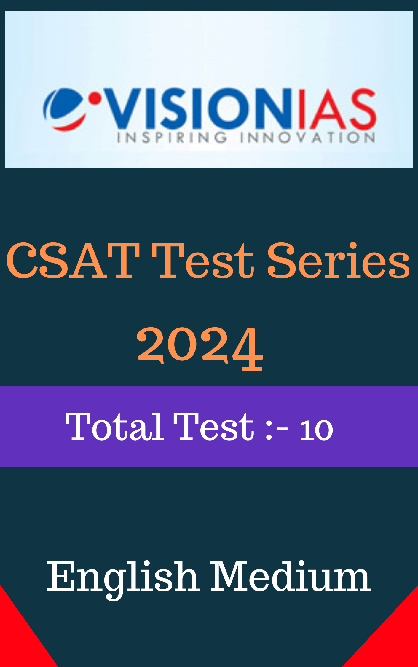 Vision ias CSAT Test Series (1-10),2024 – BookNet