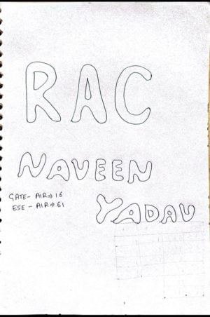 RAC Handwritten notes