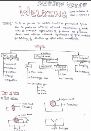 welding handwritten notes for gate 2020