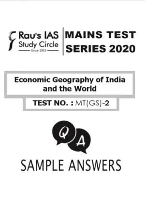 Economic Geography of India & the World