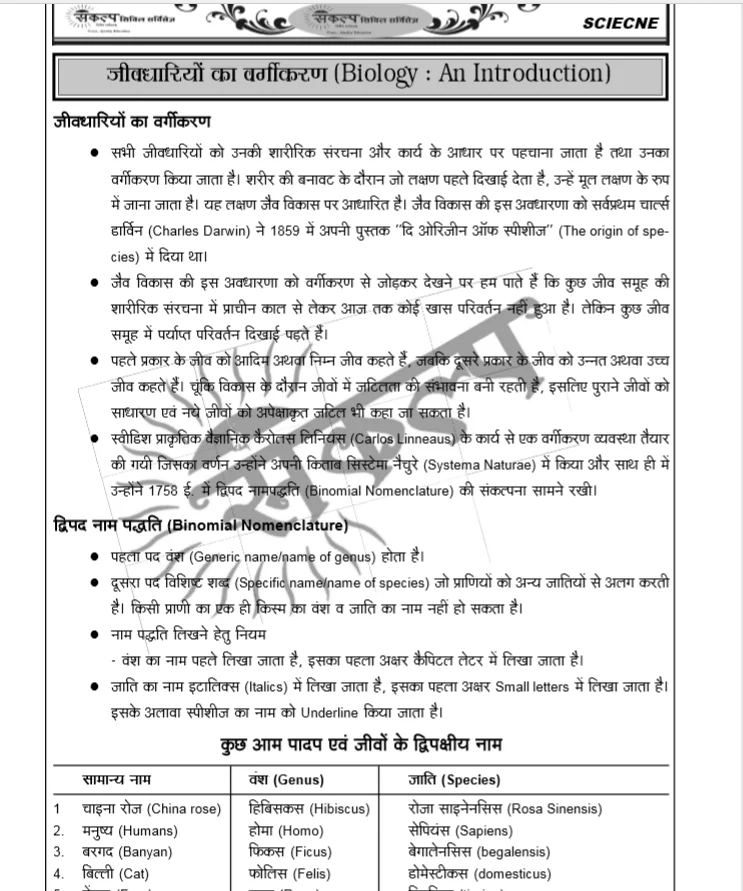 Science notes For upsc in Hindi