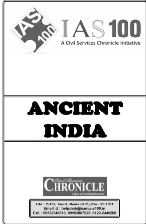 Ancient Indian History IAS Notes