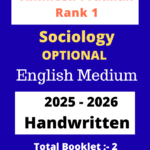 Sociology (Optional) Handwritten notes By Animesh Pradhan