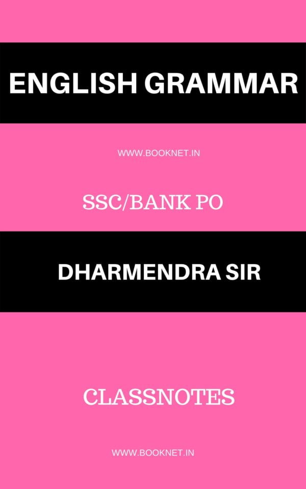 (DSL CLASSES) English Grammar For SSC/Bank PO By Dharmendra sir