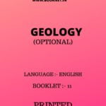 GEOLOGY OPTIONAL BY BRILLANT