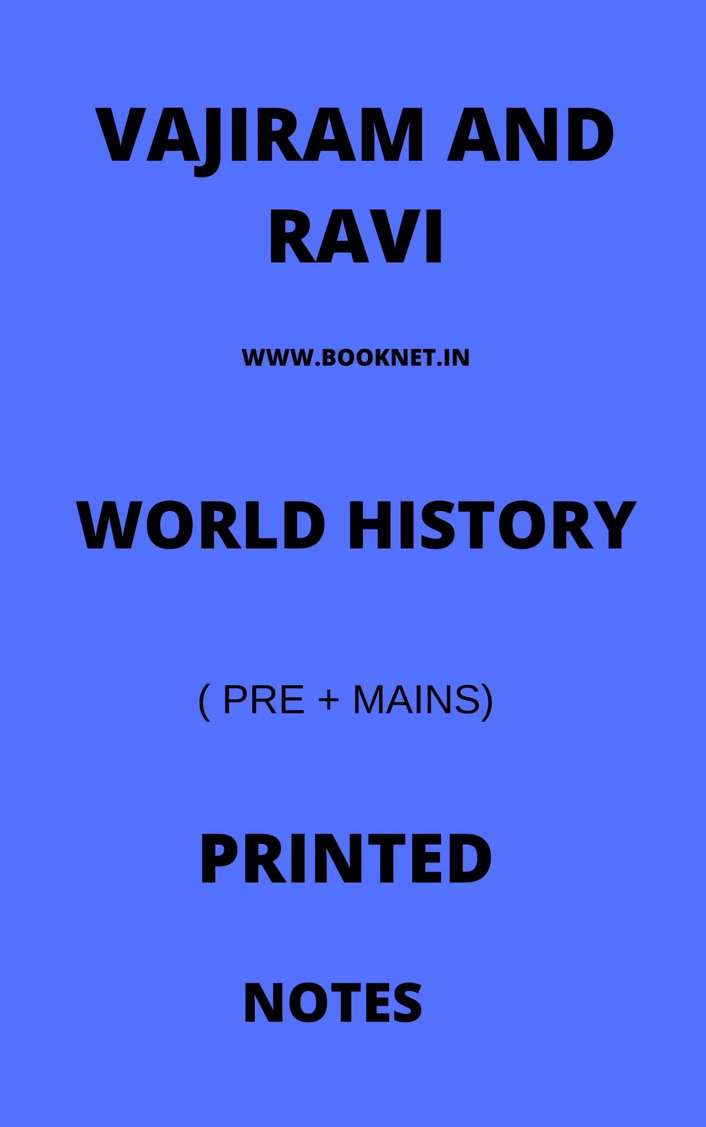 Vajiram And Ravi World History Printed Notes