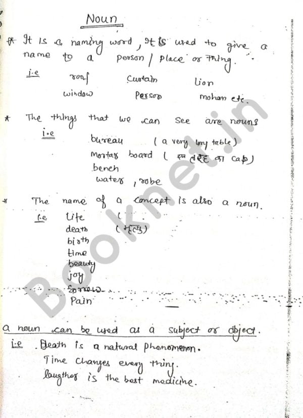k.d campus english grammer class notes by nitu singh