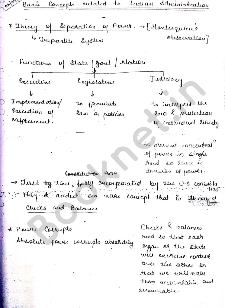 m.k mohanty class notes of public administration