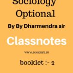BPSC Mains Sociology Optional Classnotes By Dharmendra Sir Hindi Medium