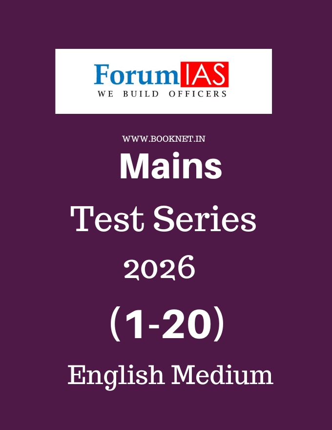 Forum TEST SERIES Mains 2026 (1-20) in ENGLISH
