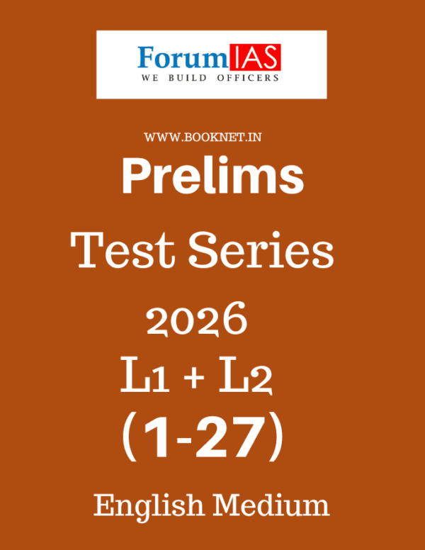 Forum TEST Prelims 2026 (1 - 27 ) ENGLISH Medium, Upsc test series