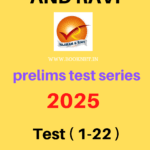 Vajiram and ravi Test series for prelims 2025 , 22 test