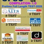 30 Mixed Full Length Test For Prelims 2026 English Medium