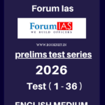 Forum Ias Test Prelims 2026 (1 - 36 ) English Medium