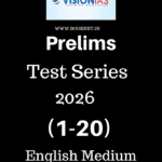 Vision IAS Test ( 1-20) for Prelims 2026 English Medium